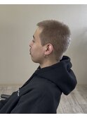 ブロンド坊主