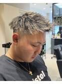金メッシュ×ジェットモヒカン