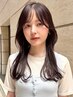 【鈴木限定】小顔似合わせカット+marbb レイヤー/ミディアム/顔周り ￥8600→