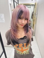 ココ 横浜(coco)&nbsp;★ピンクラベンダー×フェイスフレーミング×レイヤーカット