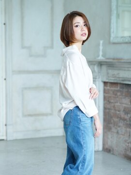 ジジ(GIGI) 前髪なしの“ひし形ショートボブ”vol.2