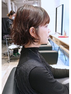 アーロン(aaron) お客様stlye☆ナチュラルカーリーボブ