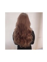 ヘアールーム グリン(Hair room GRin) ピンクベージュ　髪質改善　ブリーチ　前髪カット　ダブルカラー