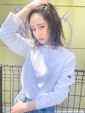 アンリ(Anli) 【Anli☆岩瀬萌】かきあげバング ストリート ウェーブ