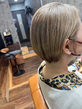 ドア(doa) ブリーチ毛の縮毛矯正