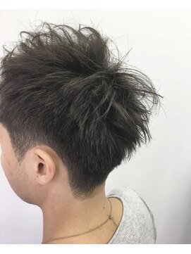 ビーチ ヘア メイク 綱島店(BEACH hair make) メンズ刈り上げショート/アッシュブラック