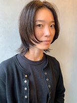 シュピール(Spiel)&nbsp;シンプルな中にもちょっぴり個性を！ナチュラルなウルフボブ＊