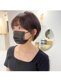 前髪あり大人ショートボブ20代30代40代　HACCH