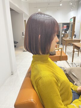ネイロ 錦糸町(NeiRo) チェリーブラウンフェミニンロングモードヘアダークアッシュ