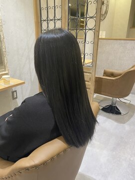 ベティバイシェーン(Betty by schon) ロング/ブルーブラック