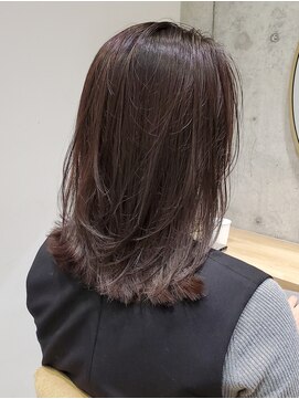 ガーデン オオタカノモリ(garden otakanomori) 透明感グレージュミディ×韓国艶髪ニュアンスレイヤーカット