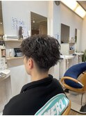 マッシュパーマ/ウルフ/アッシュブラック/カルマパーマ/高円寺