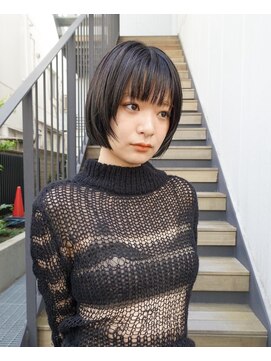 ミンクス 青山店(MINX) minimum bob x 顔まわりレイヤー