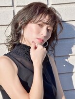 アンジェロ カリノ(Angelo Carino)&nbsp;【綺麗＋可愛い】ミディアムウルフ＿グレージュ＊＿Oyamada