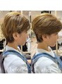ロハスヘア アンジェ(LOHAS hair ANGIE) 襟足の収まるショートヘアはお任せください