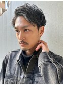 メンズパーマ/メンズハイライト/メンズカット/アップバング