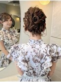 ボブでもできるお呼ばれアレンジ