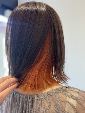 エスト 幕張本郷(est.) 推しカラー×オレンジ/幕張本郷/京成大久保/インナーカラー