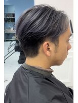 シャルティア(SHALLTIA)&nbsp;メンズシルバーバレイヤージュ【山口市美容室】