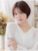 艶カラー前下がりショートヘルシースタイルa志木20代30代40代