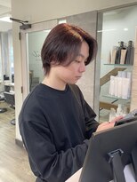 ハイル(KHAIR)&nbsp;men's ボルドーカラー