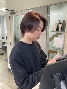 ハイル(KHAIR) men's ボルドーカラー