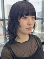 ビューナゴヤ 名駅(VIEW NAGOYA)&nbsp;前髪カタログ/イメチェンスタイル／ウェーブパーマ/こなれミディ