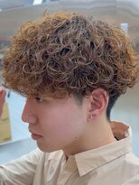 フィフスパーク(fifth PARK)&nbsp;渋谷プードルパーマ強めパーママッシュウルフメンズカット20代