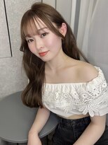 ボタン ハカタ(VOTAN hakata) 【前田七音】オリーブベージュ/顔まわりカット/韓国ヘア