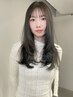 【色持ち綺麗】カット+カラー3ステップケア￥17,600→￥15,840