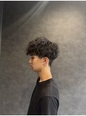 ショートマッシュツイスパ