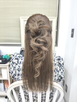 リサ 恵比寿(risa.)&nbsp;ストレートハーフアップ