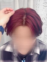 ヘアー ワークス ボナ 前橋店(HAIR WORKS bona.)&nbsp;視線奪う、強気なカラー◎個性を最大限に引き出マッシュスタイル