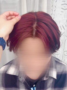 ヘアー ワークス ボナ 前橋店(HAIR WORKS bona.) 視線奪う、強気なカラー◎個性を最大限に引き出マッシュスタイル