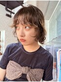 ショートボブパーマ/ブリーチパーマ/レイヤーパーマ