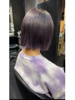 ヘア フラッグ 西葛西店(hair flag)&nbsp;透明感たっぷりのラベンダーカラー×ミニボブ