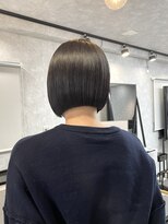 イデアル(Ideal)&nbsp;ボブ/ミニボブ/切りっぱなしボブ/前下がり/前下がりボブ/韓国