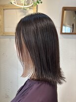 サロン ド ソーホー 蕨(Salon de SOHO)&nbsp;イヤリングカラー×ダークグレージュ【中川 史菜】