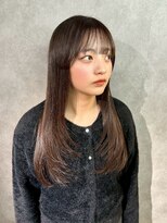ニュイ 高槻 阪急茨木店(nui) ミルクティーブロンド/ダークブルー/デジタルパーマ/茨木