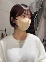 カミエ(kamie) ブラウンボブ×カット&カラー&トリートメント
