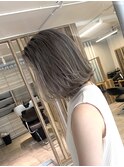 透明感グレージュ