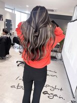 キング 京橋店(K!ng)&nbsp;レイヤーカットブリーチなしダブルカラーハッシュカット韓国
