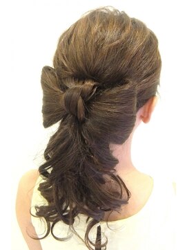 ブリエ(briller) ブリエ☆結婚式スタイル☆リボン ポニーテール