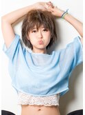 ショートボブ ボサかわ　