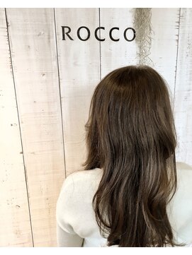 ロッコ 深谷店(ROCCO) 抜け感☆バレイヤージュ×N.カラー×ナピュールオーガ二クスTr