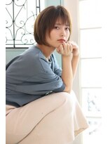 ヘアーアンドメイク シークタチカワ 立川店(Hair&Make Seek) マッシュボブ　チャコールグレー