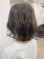 ナンバースリー 綱島店(Number Three)&nbsp;【Number Three 綱島店】波ウェーブ切りっぱなしアレンジ