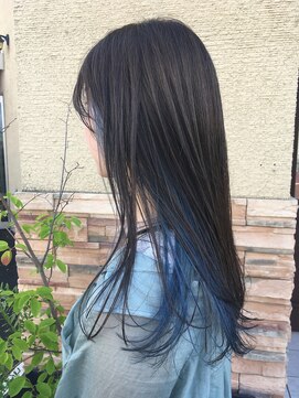 コレットヘア(Colette hair) インナーカラー☆サファイアblue☆