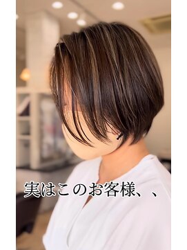 リッシュ 四街道店(Lish) ハイライトカラー×ハンサムショート
