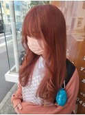 オレンジベージュ ピレンジ ピンクオレンジ